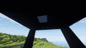 a screenshot of a video game shows a landscape with trees and water