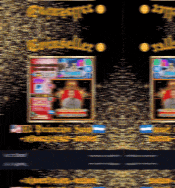 a blurred image of a sign that says ' sizzlin ' on it