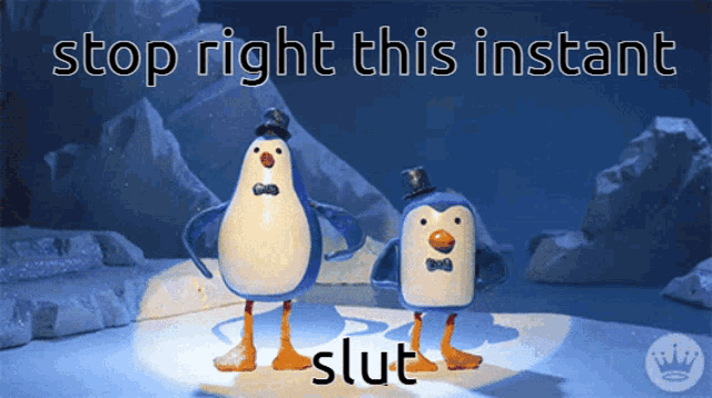 Stop This Instant GIF - Stop This Instant Penguin Dance GIFs