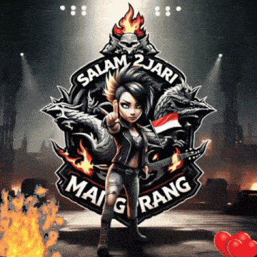 a girl holding a guitar in front of a logo that says " salam 2 jari "