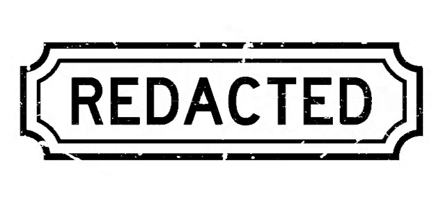 a black and white rubber stamp with the word edited written inside .