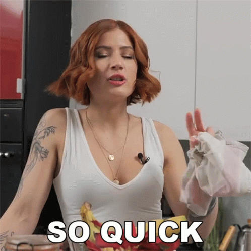 So Quick Candice Hutchings GIF - So Quick Candice Hutchings Edgy Veg GIFs