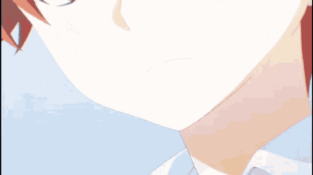 a close up of a person 's eyes with pink and yellow circles