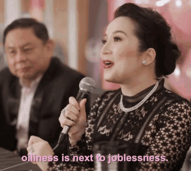 Oiliness Jobless GIF - Oiliness Jobless Kris Aquino GIFs
