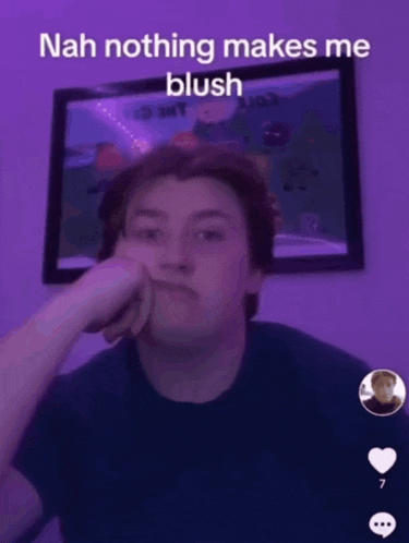 a man making a funny face with the words when my posture looks at me