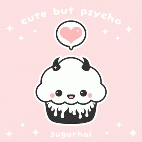 Cute Cupcake GIF - Cute Cupcake Psycho GIFs