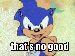 Sonic No GIF - Sonic No Not Good GIFs