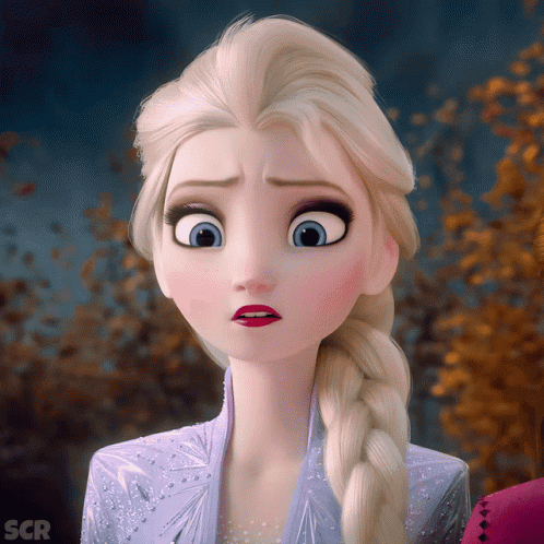 Elsa Frozen 2 GIF - Elsa Frozen 2 Lip bite - Discover & Share GIFs