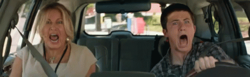 I Dont Think He Passed Driving Scared GIF - I Dont Think He Passed Driving Scared Panic GIFs