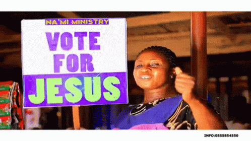 Vote For Jesus Vote GIF - Vote For Jesus Vote For GIFs