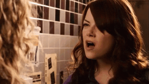 Fine! We.... .Did... It... - Emma Stone In Easy A GIF - Easy A Emma Stone We Did It GIFs
