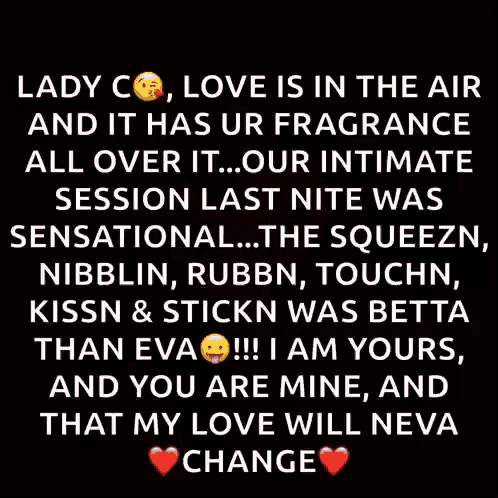 a black background with white text that says " lady co love is in the air "