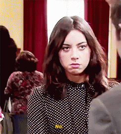 When You Really Mean It GIF - Parks And Rec Aubrey Plaza April Ludgate GIFs