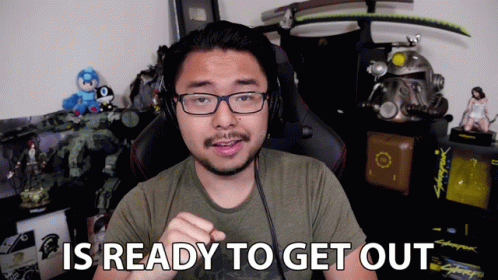 Is Ready To Get Out Ready GIF - Is Ready To Get Out Ready Get Out GIFs