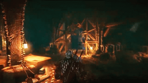 Running In The Mine Geralt Of Rivia GIF - Running In The Mine Geralt Of Rivia The Witcher GIFs