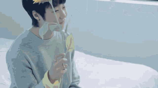 Kim Jong Seob Flower GIF