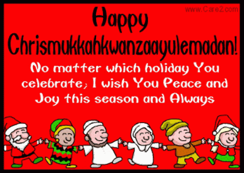 Happy Holidays Peace And Joy GIF - Happy Holidays Peace And Joy Merry Christmas GIFs