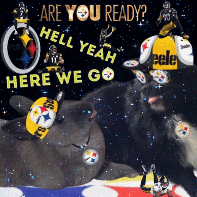 a poster that says " are you ready " on it
