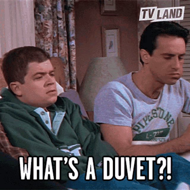 Whats A Duvet Duvet GIF - Whats A Duvet Duvet Richie GIFs