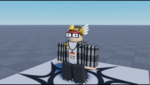 a cartoon character wearing a crown and a name tag that says ' i 'm a king ' on it
