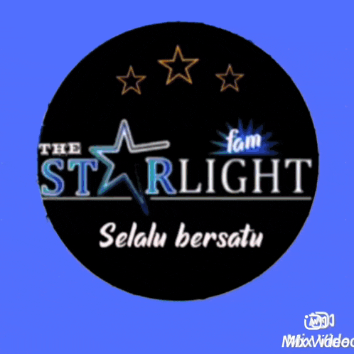 a black circle with the words the starlight selalu bersatu