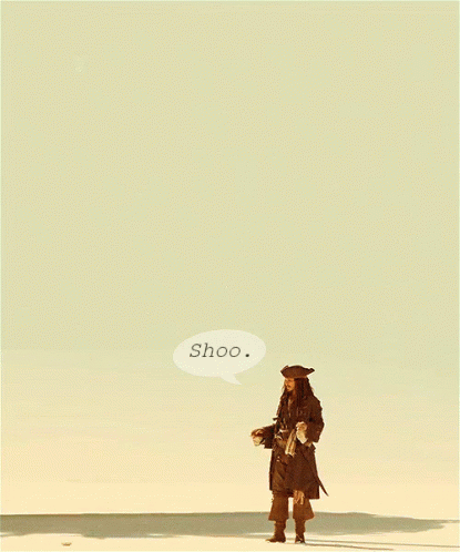 Pirates Of The Caribbean Jack Sparrow GIF - Pirates Of The Caribbean Jack Sparrow Go Away GIFs