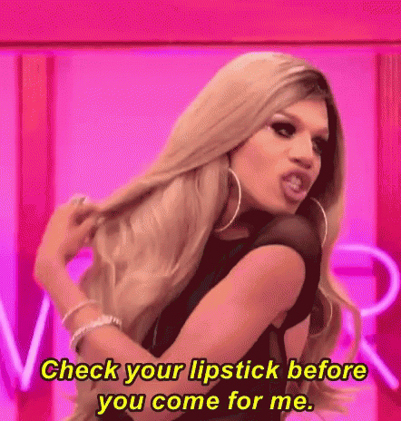 Drag Queen Naomi Smalls GIF - Drag Queen Naomi Smalls Check Your Lipstick GIFs