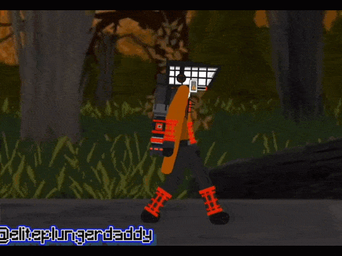 a video game screen shows a robot being destroyed by an explosion