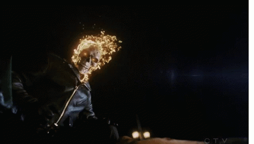 Ghost Rider Help GIF - Ghost Rider Help Here We Go GIFs
