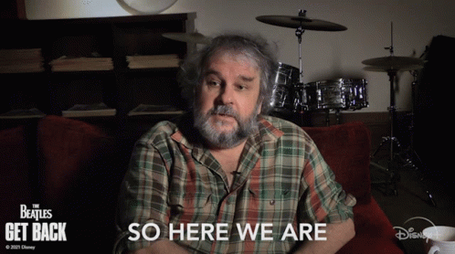 So Here We Are Peter Jackson GIF - So Here We Are Peter Jackson The Beatles GIFs