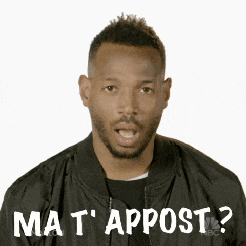 a man in a black jacket with the words matt appost written on it