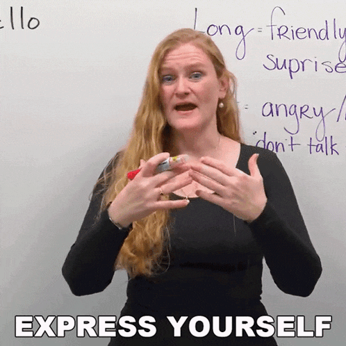 Express Yourself Ronnie GIF - Express Yourself Ronnie Engvid GIFs
