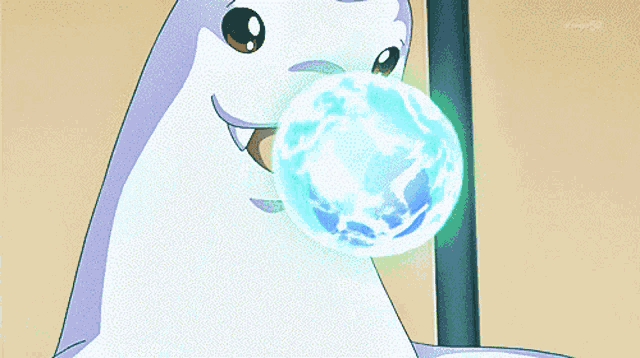 a cartoon of a bird with a bubble in its mouth that says tokyo 50