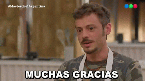 Muchas Gracias Tomas Fonzi GIF - Muchas Gracias Tomas Fonzi Master Chef Argentina GIFs