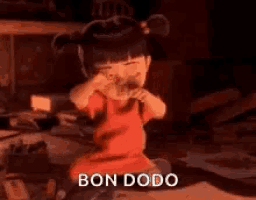 boo from monsters inc is sitting on the floor crying .