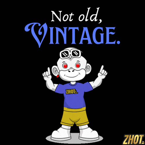 a cartoon character wearing sunglasses and a shirt that says ' zhot ' on it