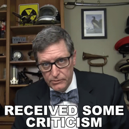 Received Some Criticism Lance Geiger GIF - Received Some Criticism Lance Geiger The History Guy GIFs
