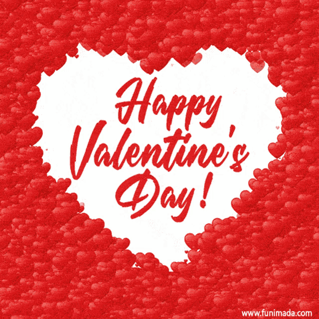 Happy Valentines Day Red Heart GIF - Happy Valentines Day Red Heart Text GIFs