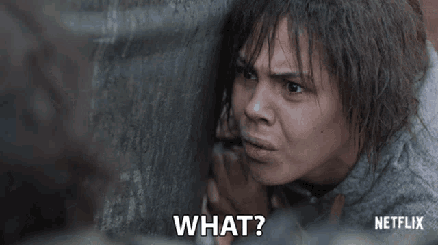 a netflix ad shows a woman being held by another person