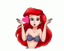 Ariel Blowing Kisses GIF - Ariel Blowing Kisses Little Mermaid GIFs