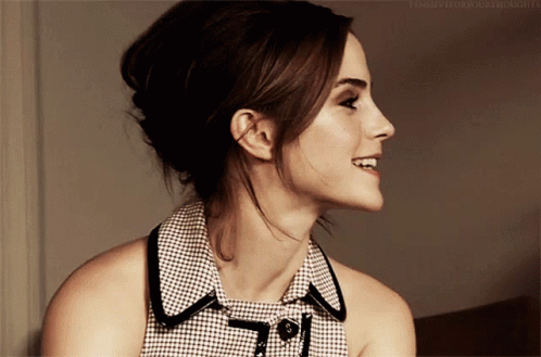 Emma Watson Laugh GIF
