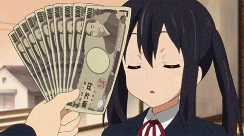 Fistful Of Yen GIF - Anime Money GIFs