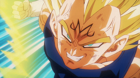 a close up of a dragon ball z character with the letter z on his face