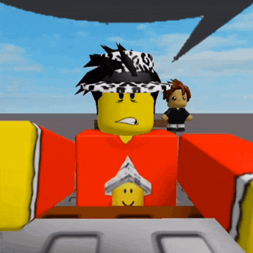 a cartoon character wearing a leopard print hat
