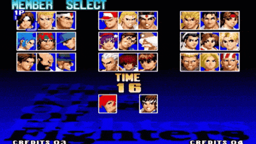 the king of fighters game has a time of 16 minutes