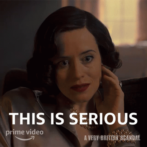 This Is Serious Margaret Campbell GIF - This Is Serious Margaret Campbell Claire Foy GIFs