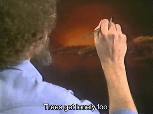 Bob Ross Painting GIF - Bob Ross Painting Trees GIFs