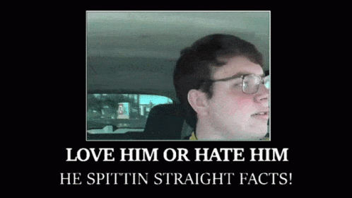 Love Him Or Hate Him Driving GIF - Love Him Or Hate Him Driving Straight Facts GIFs