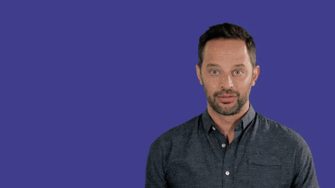 a man with a beard says happy birthday instead of a real gift i got you this gif