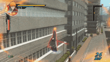 a video game with a character named ichigo and the number 26